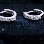Boucles d'oreilles créoles argent femme