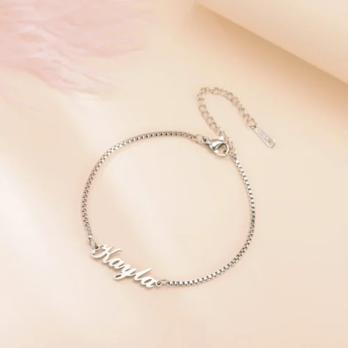 Bracelet avec nom personnalisé pour femmes