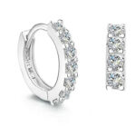 Boucles d'oreilles créoles argent femme