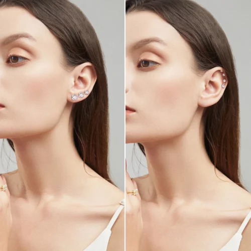 Boucles d'Oreilles Acier Inoxydable